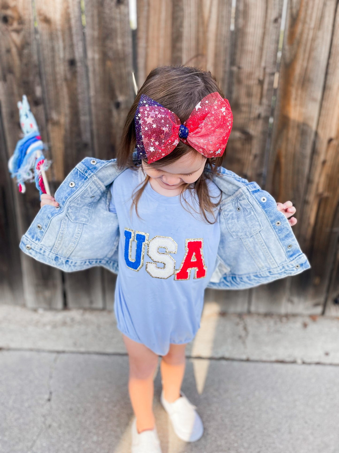 USA T-shirt Romper