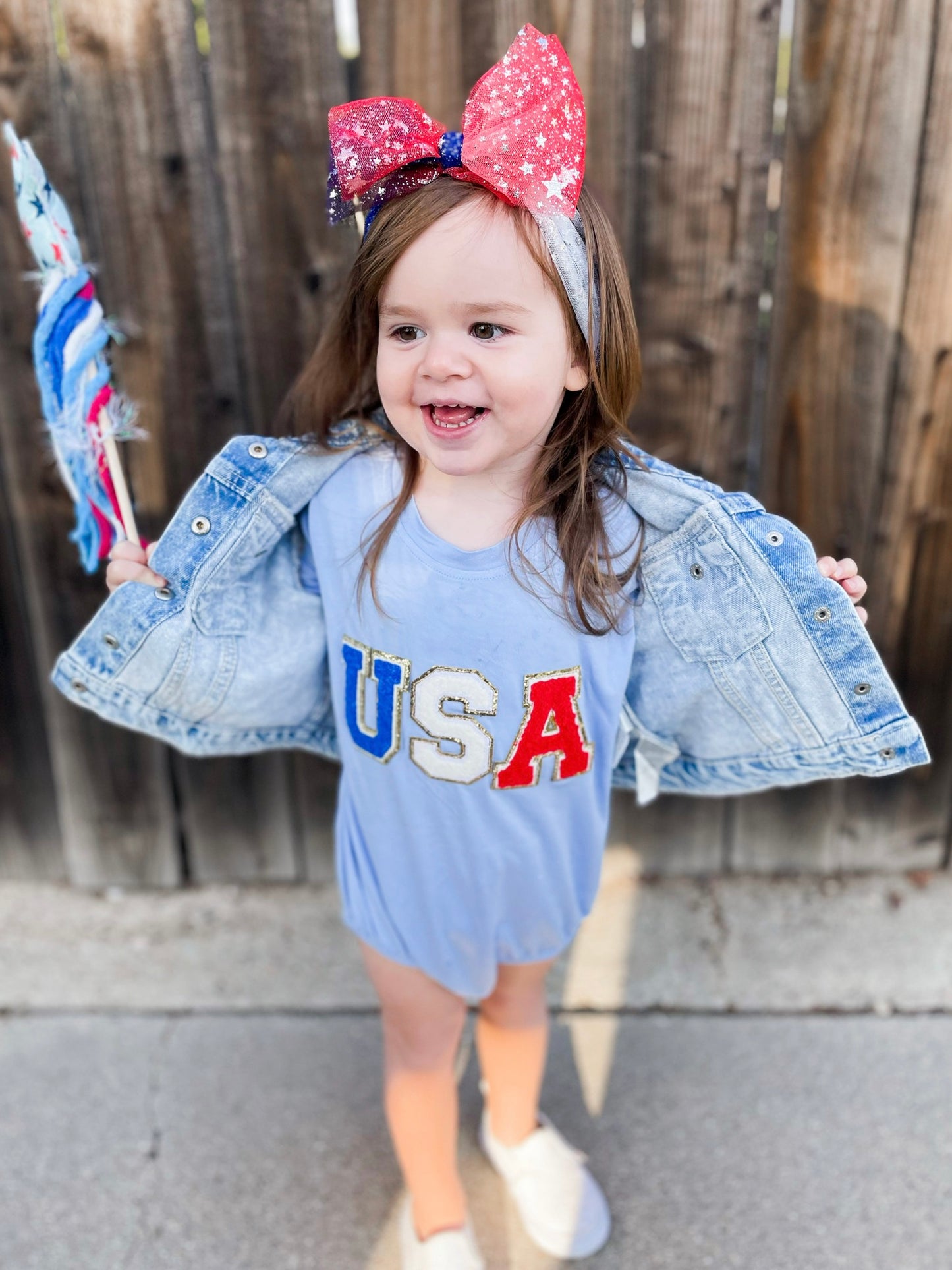 USA T-shirt Romper