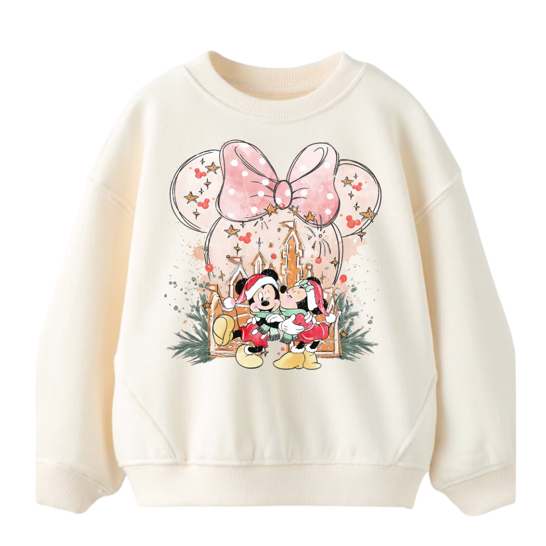 Mistletoe Mickey & Minnie Longsleeve/ Crewneck