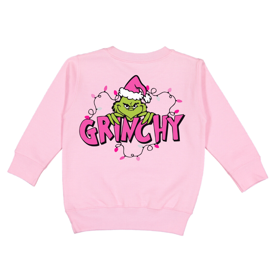 Grinchy Long Sleeve Tee/ Crewneck