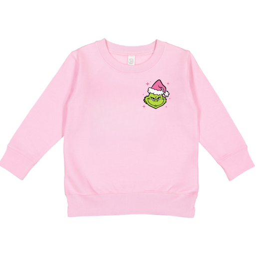 Grinchy Long Sleeve Tee/ Crewneck