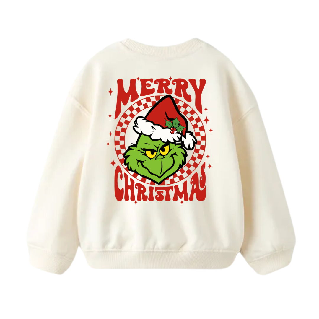 Grinch Red Checks Long Sleeve Tee/ Crewneck