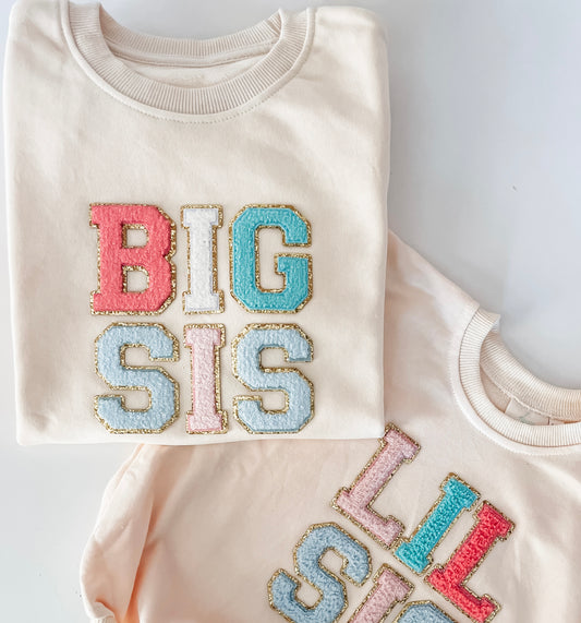 Big Sis/ Lil Sis Patch Crewneck