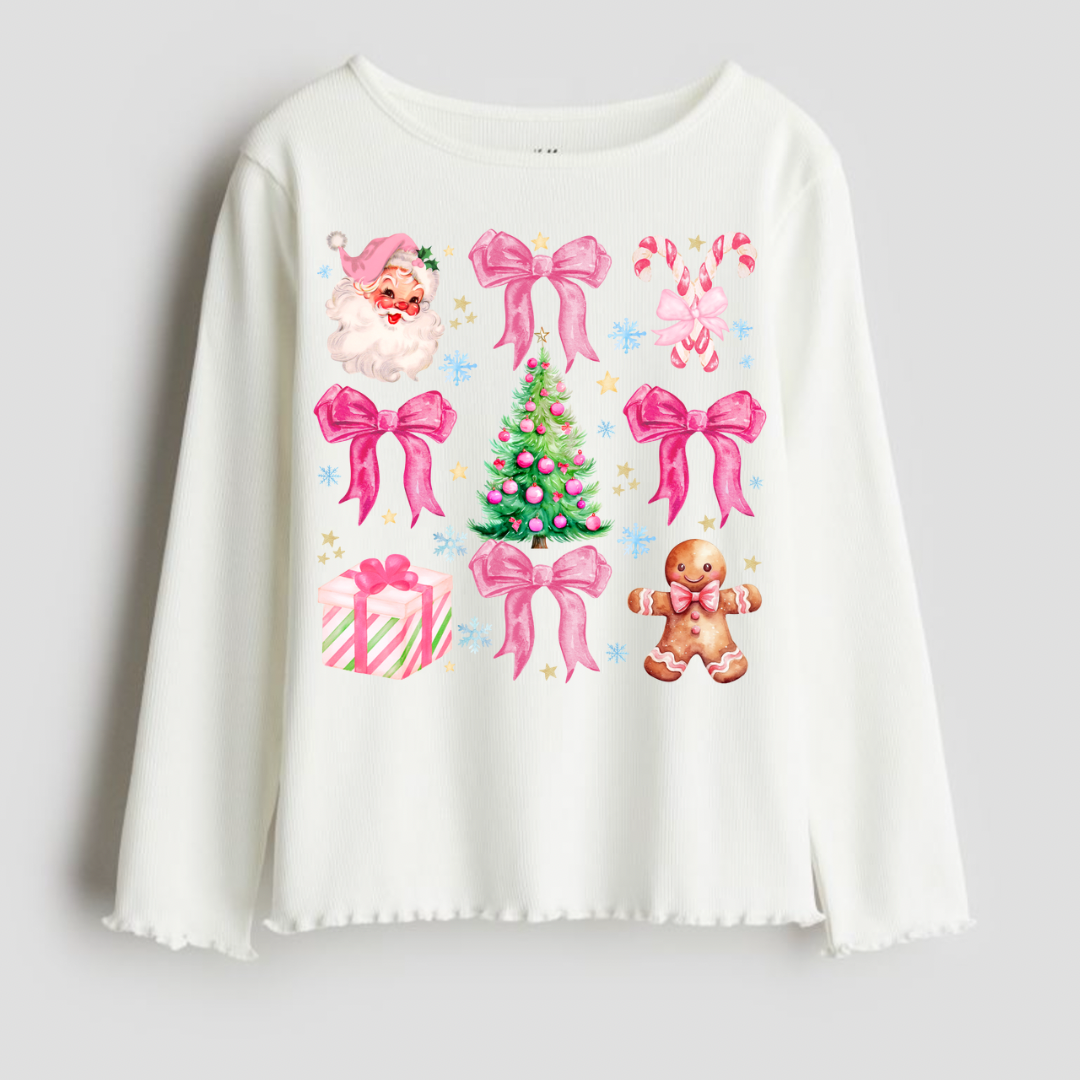 Christmas Coquette Longsleeve/ Crewneck