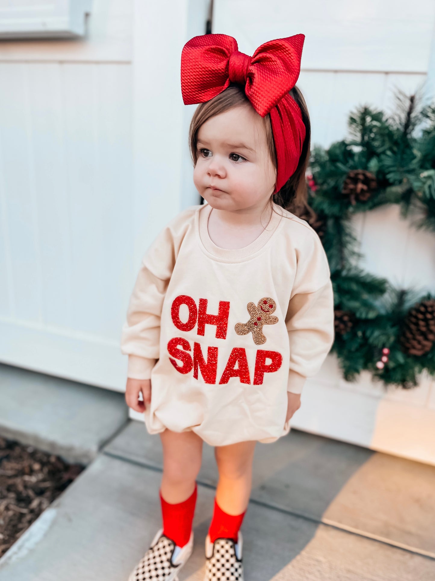 Oh Snap Romper/ Crewneck