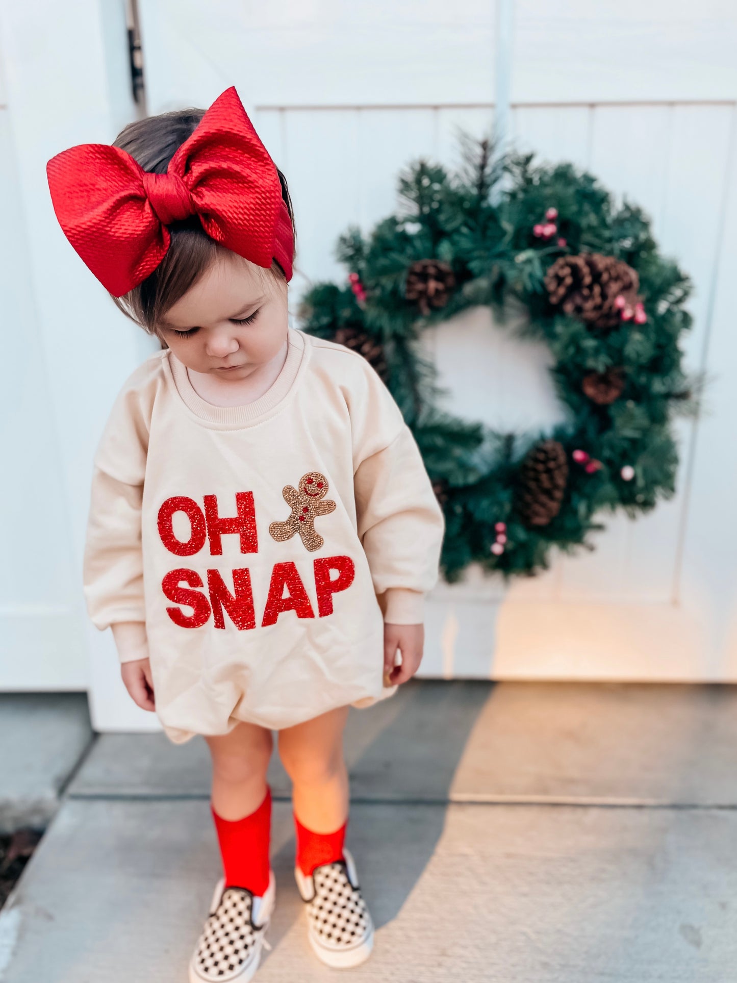 Oh Snap Romper/ Crewneck